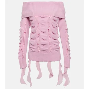 Chic Y2K Off The Shoulder Sweater for All Occasions