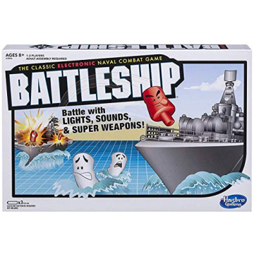 Exciting Hasbro Gaming Electronic Battleship Board Game for Kids and Families