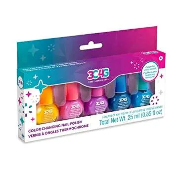 3C4G Color Changing Nail Polish Set for Girls & Teens - 5 Magical, Non-Toxic Colors That Transform, ...