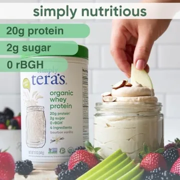 Simply Tera's Organic Whey Protein Powder - Vanilla Flavor