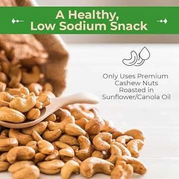 Sincerely Nuts Whole Cashews - Roasted & Salted 5lb Bag