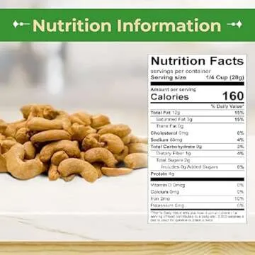 Sincerely Nuts Whole Cashews - Roasted & Salted 5lb Bag