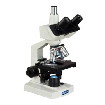 OMAX - 40X-2000X Lab Trinocular Biological Compound LED Microscope with Double Layer Mechanical Stag...
