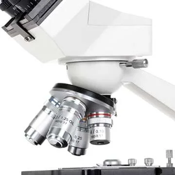 OMAX - 40X-2000X Lab Trinocular Biological Compound LED Microscope with Double Layer Mechanical Stage - M83ES