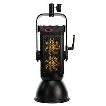 Aputure 300D II Led Video Light,Aputure 120d II Upgraded Version 350W 5500K Daylight Photography Lighting CRI 96+ TLCI96+ 45000lux@0.5m with The Reflector 8 Built-in Lighting FX Low V-Mount