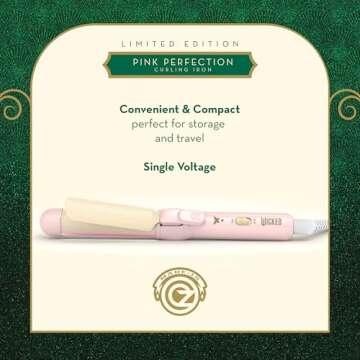 Magical 1-Inch Wicked Glinda Curling Iron for Perfect Curls