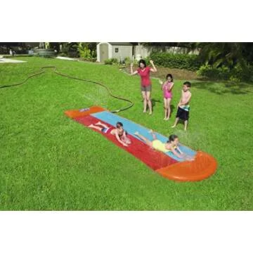 Bestway Water Slide: 18' Dual Lane Summer Thrills