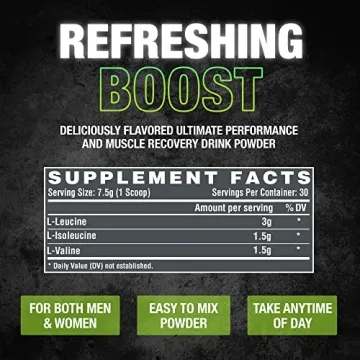 Nutrex BCAA Powder - 6G Amino Acids for Recovery