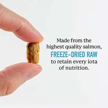 Dr. Harvey's Wild Alaskan Salmon Bites - Freeze Dried Dog Training Treats with Salmon Meat for Dogs - 7 Ounces