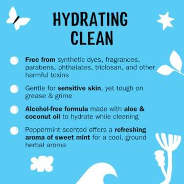 Molly's Suds Foaming Hand Soap - Made with Aloe and Coconut Oil | Moisturizing Hand Wash | Clean Ingredients, Infused with Essential Oils | Peppermint - 8.25 Oz (Pack of 3)