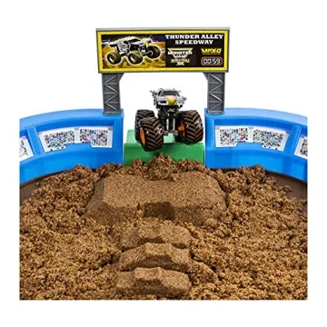 Monster Jam Monster Dirt Arena with Truck 24-Inch Playset