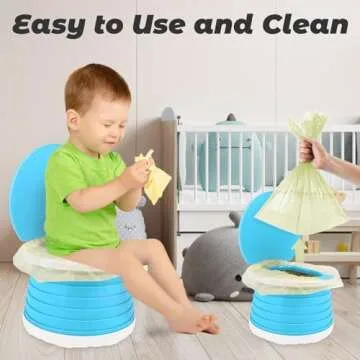 Portable Toddler Potty - Travel-Friendly & Compact