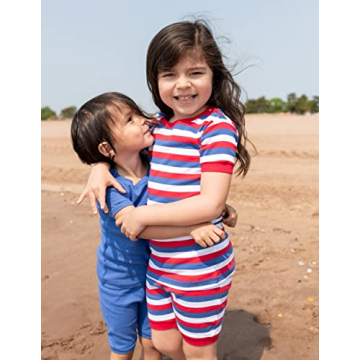 Leveret 2 Piece Cotton Pajama Set for Boys - Cozy Comfort