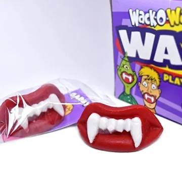 Wack-O-Wax Fangs 24-Count Cherry Flavor for Fun