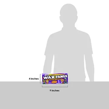 Wack-O-Wax Fangs 24-Count Cherry Flavor for Fun