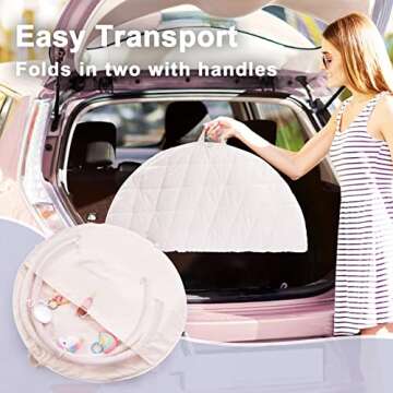 Baby Play Gym Mat - Sensory Toys for Newborns and Toddlers