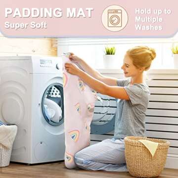 Baby Play Gym Mat - Sensory Toys for Newborns and Toddlers