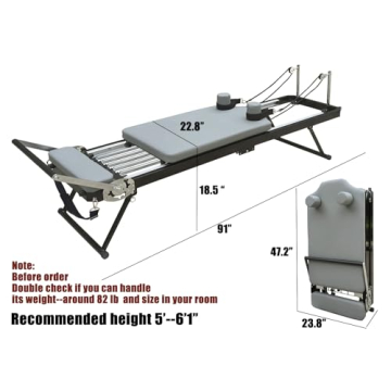 Nexace Pilates Reformer - Foldable & Home Use Equipment