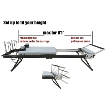 Nexace Pilates Reformer - Foldable & Home Use Equipment