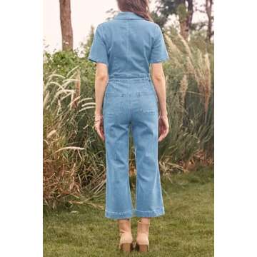 Cicy Bell Women's Denim Jumpsuits - Chic & Stylish