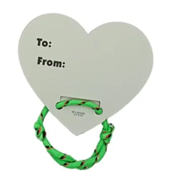 Cute Friendship Bracelets with Cards for Valentine's Day