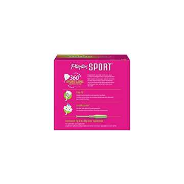 Playtex Tampons Sport Regular Unscented 36 Count (2 Pack)