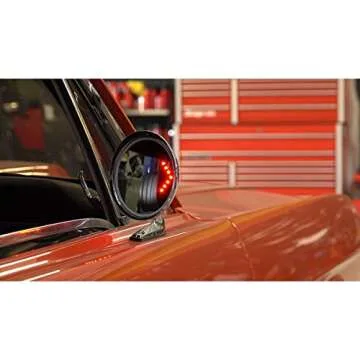 United Pacific 110174 Exterior Mirror with LED Turn Signal For 1964-1/2-1966 Ford Mustang, Driver Side