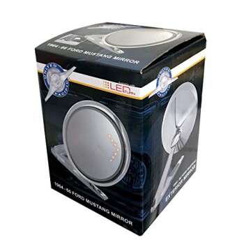 United Pacific 110174 Exterior Mirror with LED Turn Signal For 1964-1/2-1966 Ford Mustang, Driver Side
