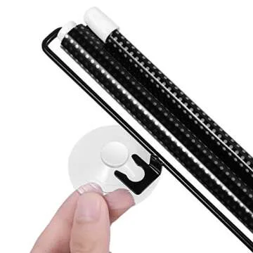 Exterior Roller Shade, Blackout Blind Shade with Suction Cups Temporary Portable Window Cover Curtain