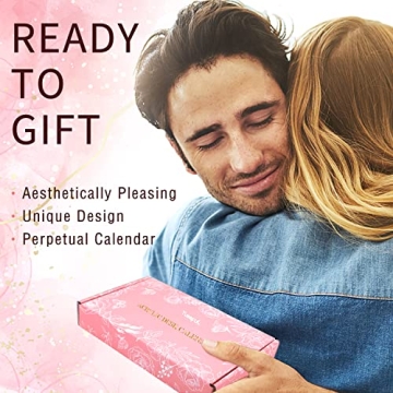 Yuseful Acrylic Desk Calendar - Stylish Perpetual Planner