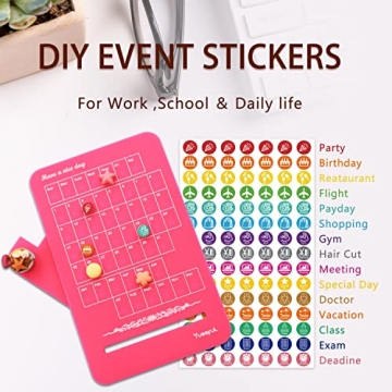 Yuseful Acrylic Desk Calendar - Stylish Perpetual Planner