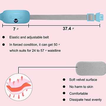 Portable Cordless Heating Pad for Comfort and Relief