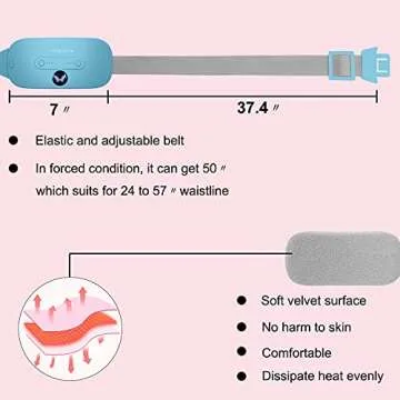 Portable Cordless Heating Pad for Comfort and Relief