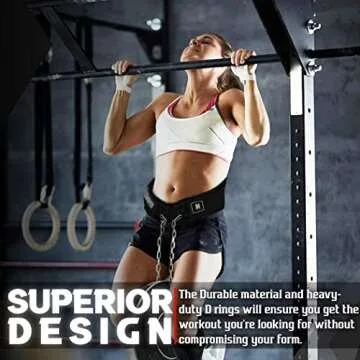 Dip Belt with Chain for Weightlifting - Multifunctional Support