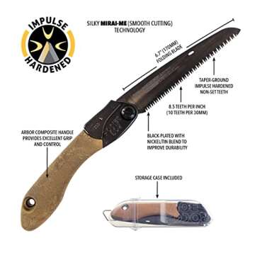 Silky Professional Pocketboy Folding Saw 170mm Medium Teeth Outback Edition (750-17)