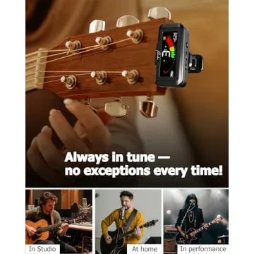 Ranch Accessories Rechargeable Clip-On Guitar Tuner