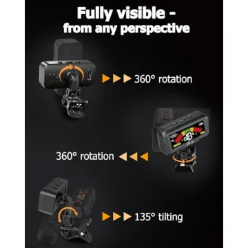 Ranch Accessories Rechargeable Clip-On Guitar Tuner