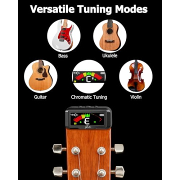 Ranch Accessories Rechargeable Clip-On Guitar Tuner