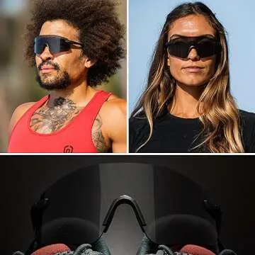 Tifosi Vogel SL Sport Sunglasses Men & Women - Ideal For Baseball, Cycling, Cricket, Golf, Hiking, Running