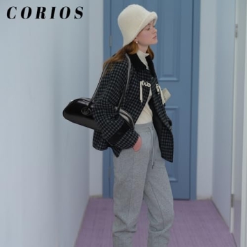 CORIOS Elegant PU Leather Handbag for Women