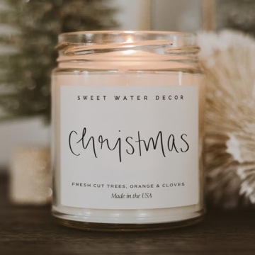 Christmas Scented Candle - Cinnamon Clove & Orange
