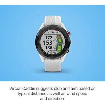 Garmin Approach S62 Golf Watch with Charging Accessories Bundle