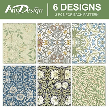 ChicRosa Elegant William Morris Floral Gift Wrap