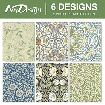 ChicRosa Elegant William Morris Floral Gift Wrap