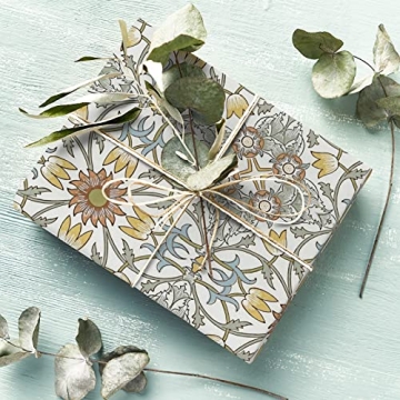ChicRosa Elegant William Morris Floral Gift Wrap