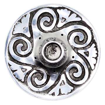 Blessed Ember Metal Palo Santo Holder and Incense Burner with 1 Palo Santo Stick and 2 Rolled Palo Santo Incense Sticks