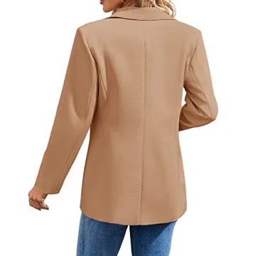 Cnkwei Womens Casual Blazers Open Front Office Jacket