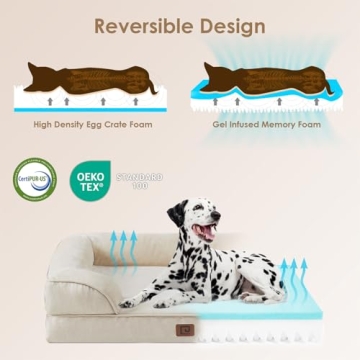 Orthopedic Memory Foam Dog Bed for Small Dogs