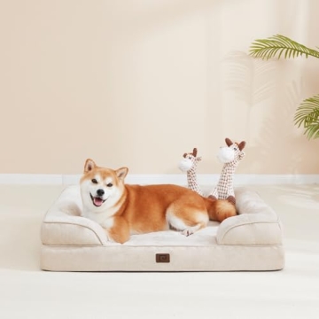 Orthopedic Memory Foam Dog Bed for Small Dogs
