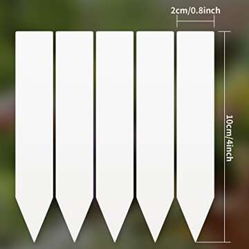 Durable AMORNING Plant Labels - Waterproof and Reusable Tags